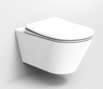 Инсталляция Boheme с хромовой кнопкой и унитазом 666+664-CR+ 972-W- фото3