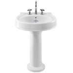 Раковина Sanitan Highgrove 610x510 мм с пьедесталом- фото