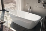 Gruppo Treesse Brio Ванна отдельностоящая 170х72х56 см из искусственного камня, цвет белый- фото