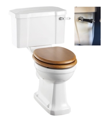 Унитаз моноблок Burlington P5+C1 BLA- фото