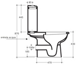 Унитаз-моноблок Althea Ceramica Contract Hola 29001 с бачком в комплекте- фото2