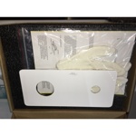 Смеситель для умывальника из стены Boheme VENTURO 385-W белый + золото- фото3