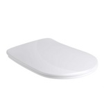 Kerasan Nolita Сиденье для унитаза SLIM быстросъемное, цвет белый глянц, петли хром