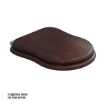 Caprigo BORGO Сиденье для унитаза BORGO, морилка/хром- фото3