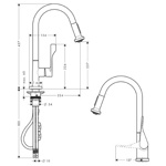 Смеситель для кухни Axor Citterio   - фото2