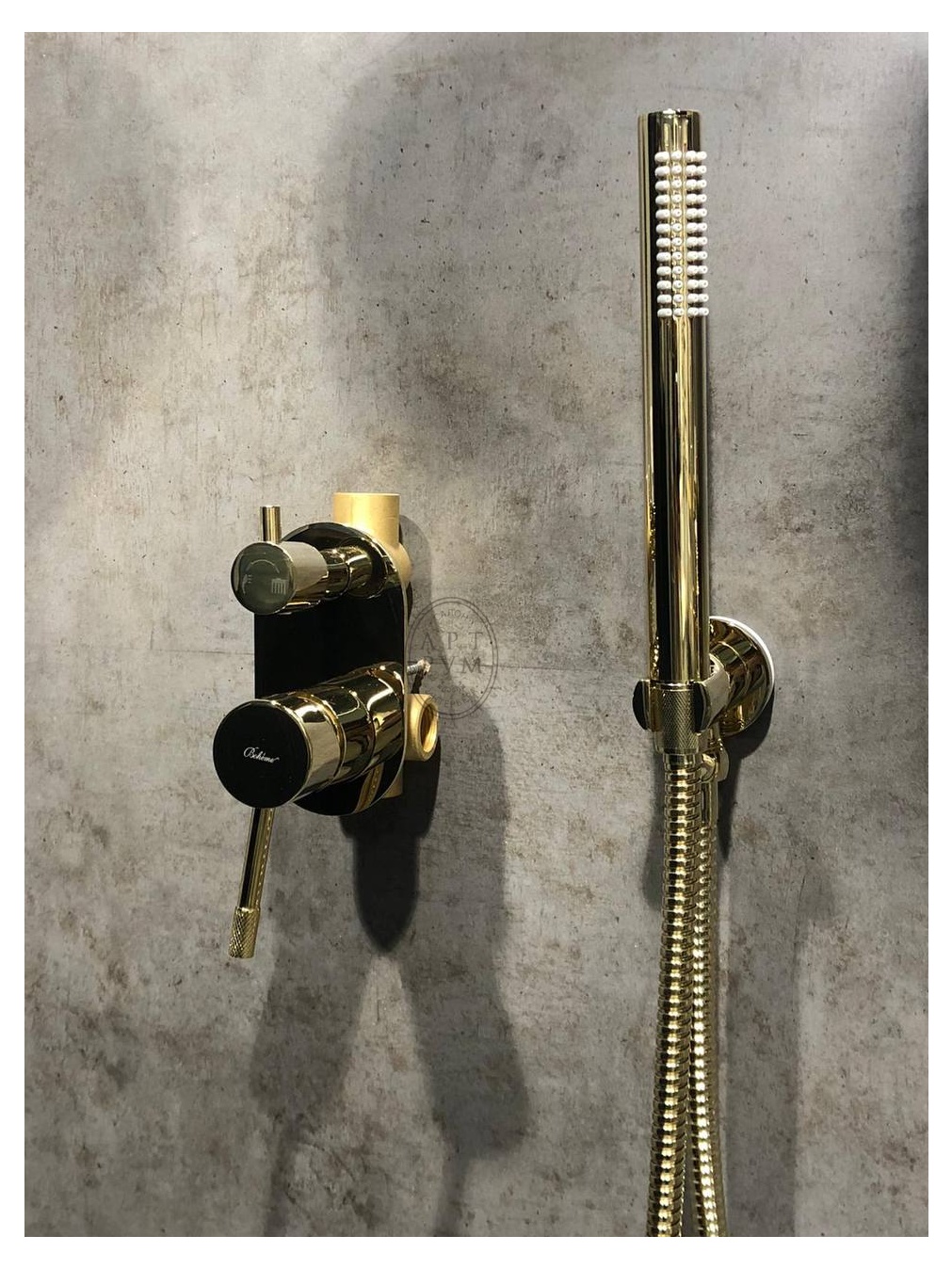 Душевая система скрытого монтажа Boheme Uno 464-SGM - фото3