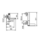 Palazzani Mis Color смеситель для ванны- фото2