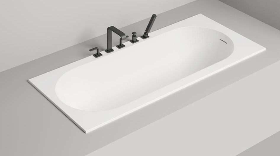 Встраиваемая ванна из камня Salini Ornella Kit 1700 х 700 х 590/610 мм- фото2