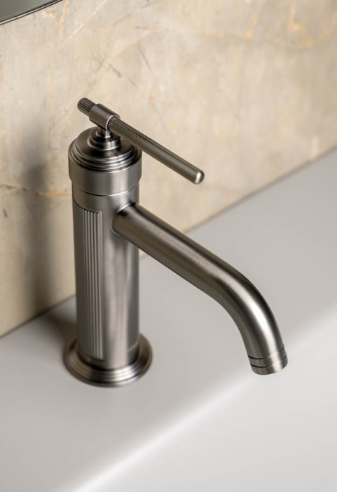 Смеситель для умывальника Boheme ETERNA GUN METAL 171-GM- фото4