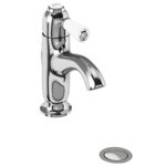 Смеситель Burlington CH22 для раковины на 1 отверстие, с донным клапаном - фото