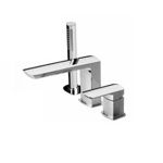 Palazzani Mis врезной смеситель для ванны с душевым гарнитуром хром- фото