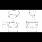 Ванна Frank F6015 White отдельностоящая.- фото5