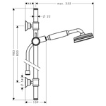 Душевой набор Axor Montreux  - фото3