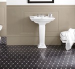 Devon&Devon Westminster Раковина 60х43.5 см, 1 отв., на пьедестале, цвет: белый- фото3