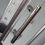 Гидромассажная кабина EAGO DZ955 F8 1200x900x2300 мм правая  ЧЕРНОЕ СТЕКЛО- фото3