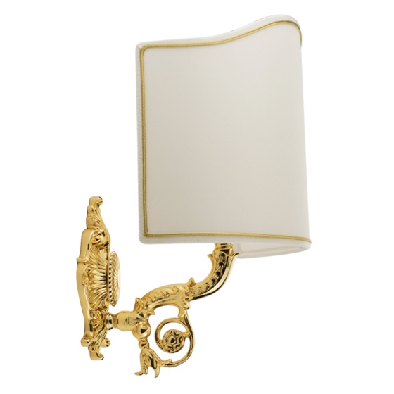 Светильник Migliore  ELISABETTA Светильник настенный, ткань ML.ELB-60.130 золото- фото4