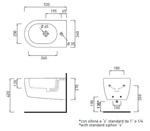 Биде подвесное Cielo Smile New SMBSNW- фото2