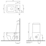 Унитаз-моноблок Big Cielo Shui SHVM- фото2