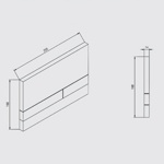 Инсталляция Jomo с белой кнопкой и креплением- фото5