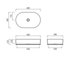 Раковина накладная 60 см Cielo Shui SHCOLAO60- фото3