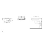 Azzurra Раковина чаша овальная 490х300х120мм, без перелива, без отв. под смеситель, цвет белый- фото2