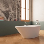 Ванна Frank F6116 White отдельностоящая.- фото4