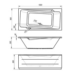 Акриловая ванна Kolpa-san Norma 190- фото2