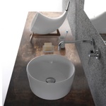 Раковина накладная 35x35 Globo Forty3 FO035.BI - фото