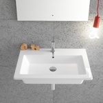 Раковина подвесная 70x47 Globo Forty3 FO070.BI- фото