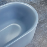 BetteLux Oval Silhouette Ванна отдельностоящая овальная 180x80x45 см, цвет blue satin- фото2