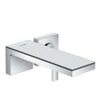 Axor MyEdition Смеситель для раковины, настенный, на 2 отв, излив 245мм., цвет: хром/зеркальное стекло- фото