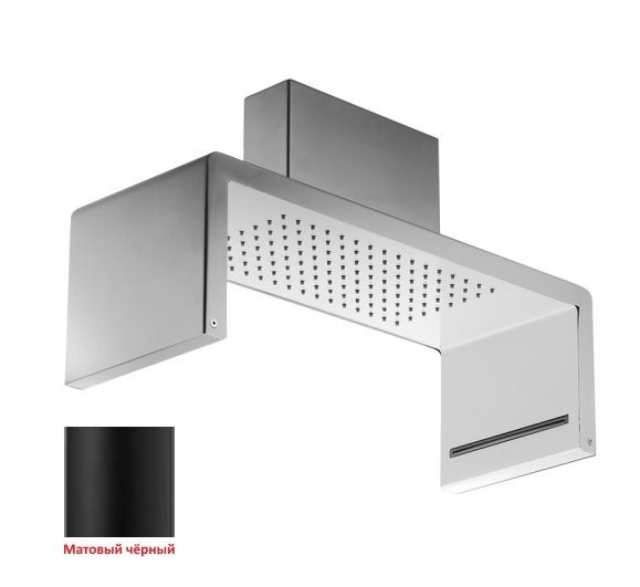 SF118AXX AquaElite верхний душ с 2-мя режимами, черный мат- фото