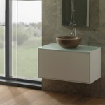 Раковина накладная 42x42 Globo Le Pietre SC042.TR - фото