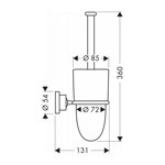 Axor Citterio Туалетный ершик- фото2
