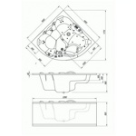 Акриловая ванна Kolpa-san Gaia 160- фото3