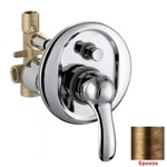 Palazzani Palace встроенный cмеситель для ванны и душа бронза- фото