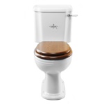 Унитаз-моноблок Sanitan VICTORIAN 430x740 мм с крышкой. Старый английский белый- фото