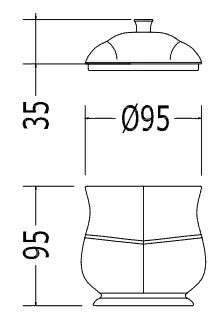 Кашпо с крышкой Devon&Devon Emily, цвет: керамика- фото2