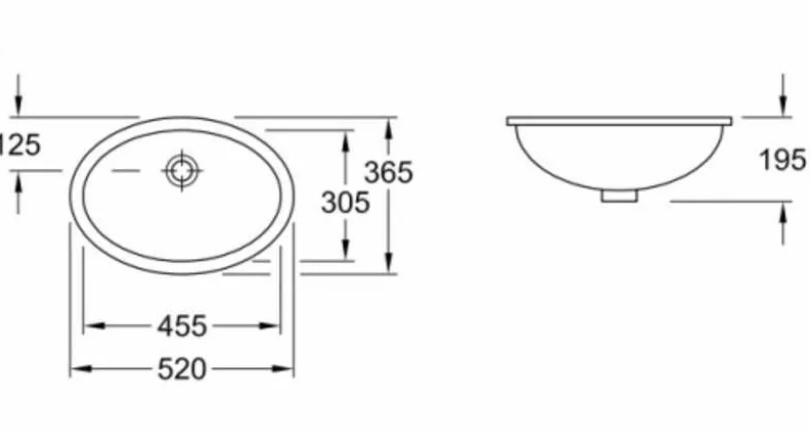   Villeroy & Boch Evana 6147 46 01 , 45,5x30,5 