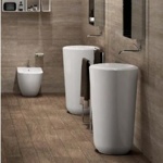 Раковина отдельностоящая пристенная Cielo Fluid FLFREEP- фото