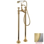 Palazzani Adams Color смеситель для отдельностоящей ванны хром/золото- фото