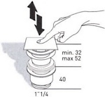 СЛИВ ДЛЯ РАКОВИНЫ MIGLIORE ML.RIC-10.122 БЕЗ ПЕРЕЛИВА- фото2