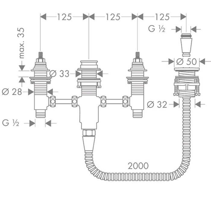 Hansgrohe Metris Classic,    ,  4 , 1/2",   Croma 100 Classic,   22 /, : 