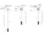 Gessi Inciso- Излив потолочный, комбинируемый с удаленным управлением, цвет: black XL- фото2