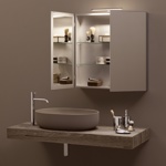 Kerasan Nolita Раковина накладная 60х40 см, без отв под смеситель, цвет Бургундский матовый - фото3