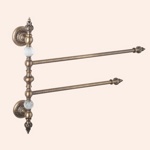 Полотенцедержатель двойной 45 см TW Murano TWMUBA105/OVTObr