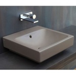 Раковина подвесная/накладная 48 см Cielo Smile Square SMLA48- фото2