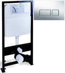 Инсталляция Boheme с хромированной кнопкой 666+664-CR- фото