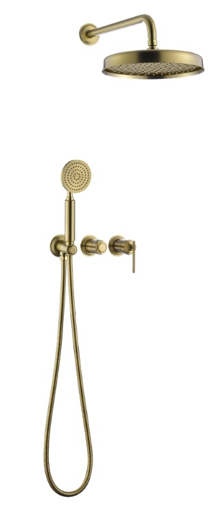 Душевая система скрытого монтажа Boheme ETERNA MATT GOLD 174-MG- фото