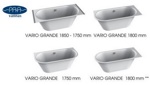 Ванна Paa Vario Grande 1800x800 белая- фото3